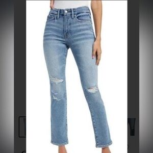 Good American NEW NWT Good Legs Straight Jean SZ 6/28